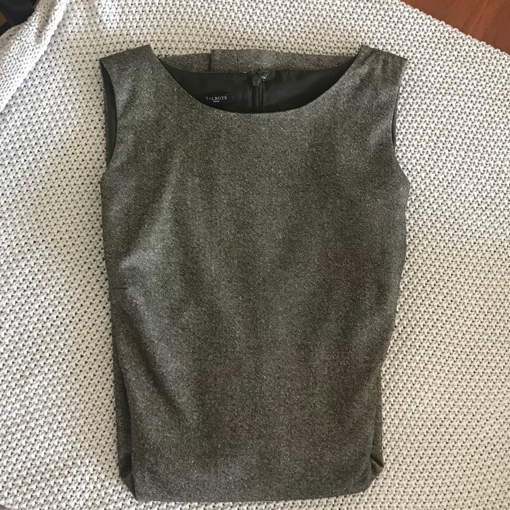 Talbots sleeveless shift dress